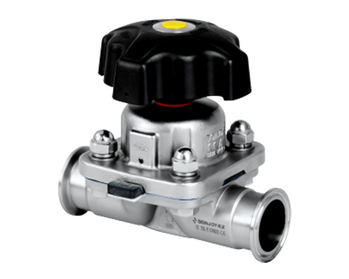 Diaphragm valve installation and useing points